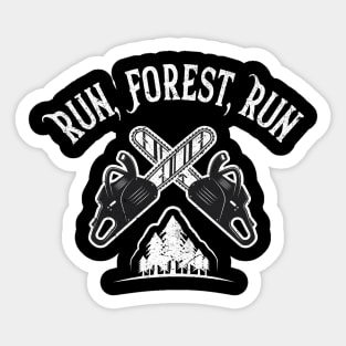 Run, Forest, Run Sticker